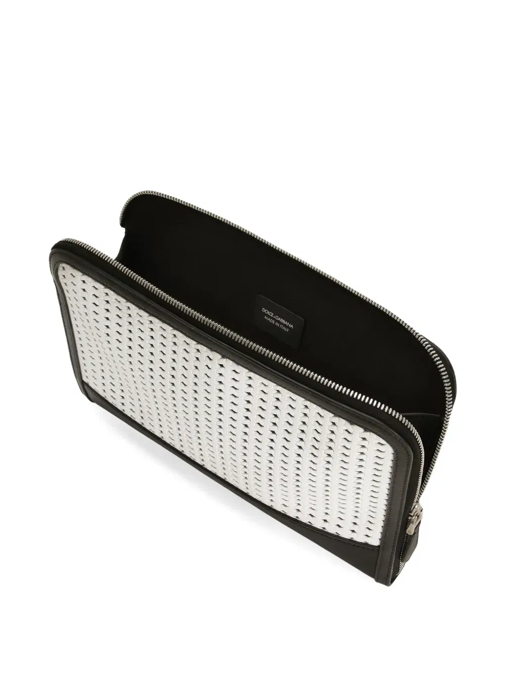 Atene woven clutch bag