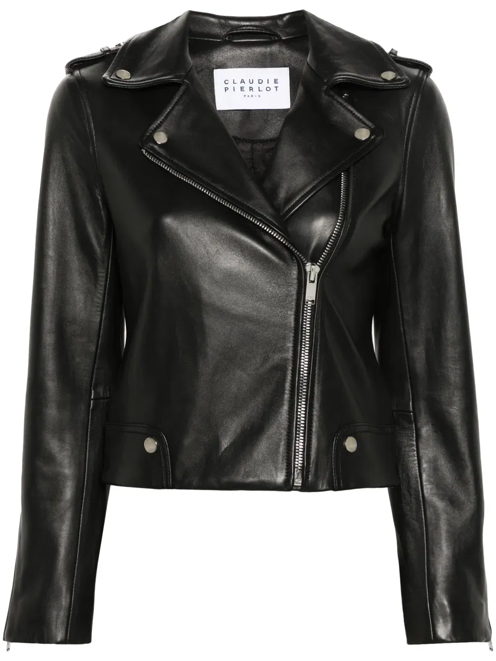 leather biker jacket