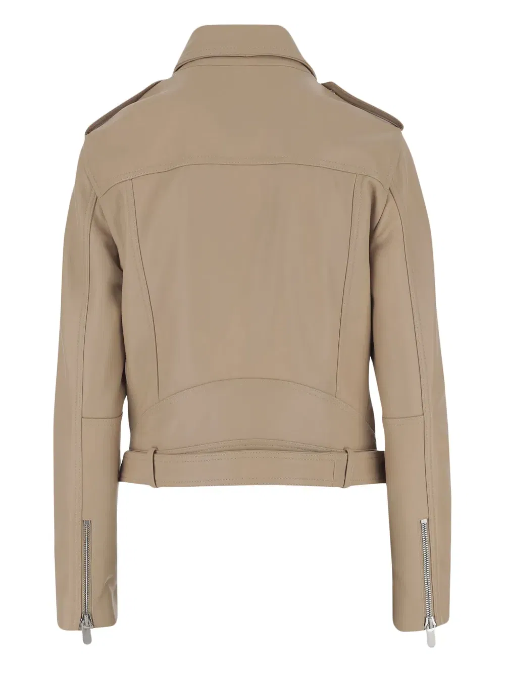 leather biker jacket