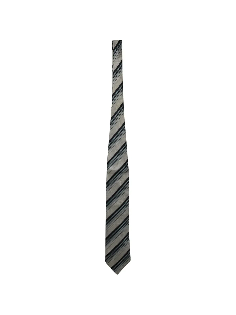 striped silk tie