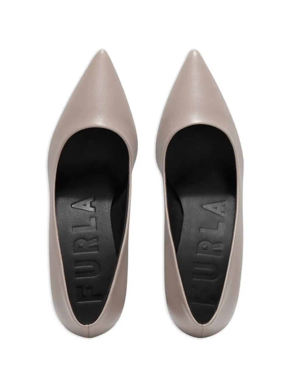 pointed logo pumps