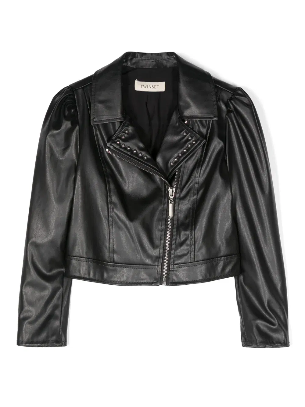 stud-detailed biker jacket