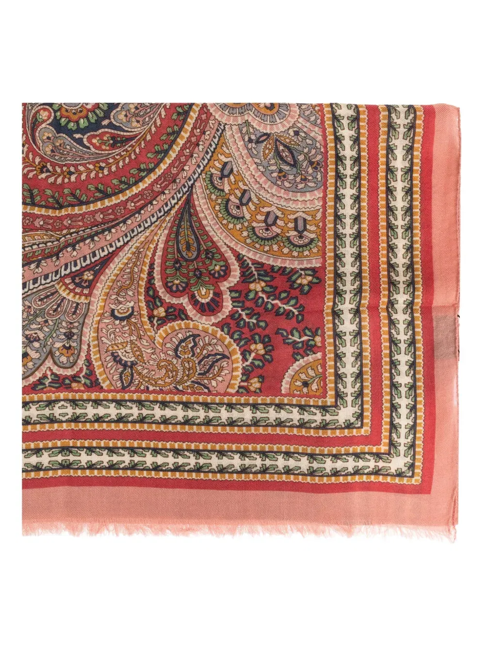 paisley-print scarf