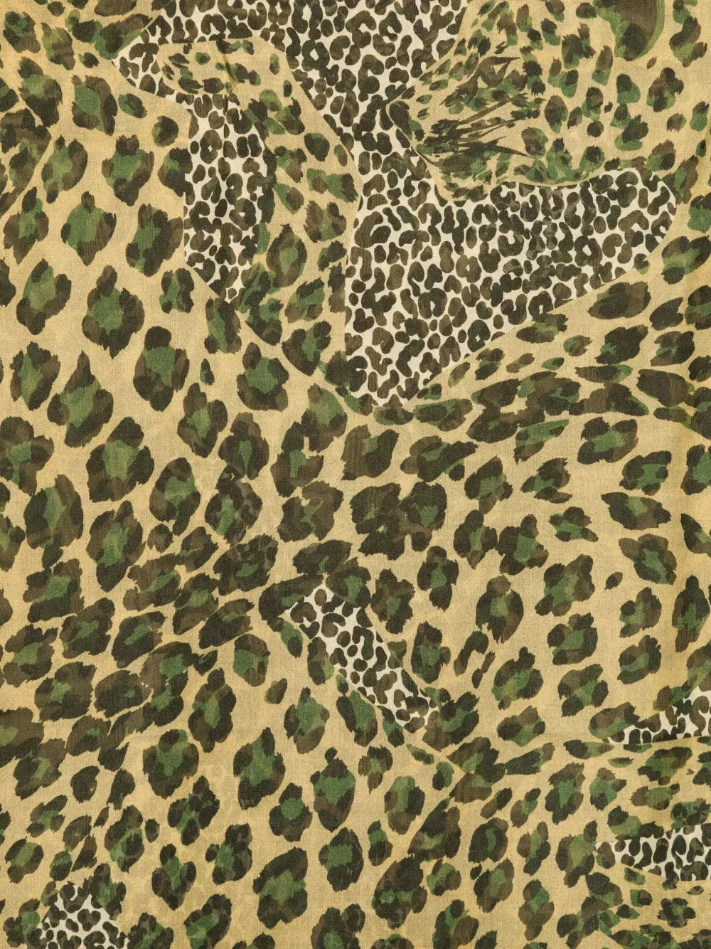 leopard-print scarf