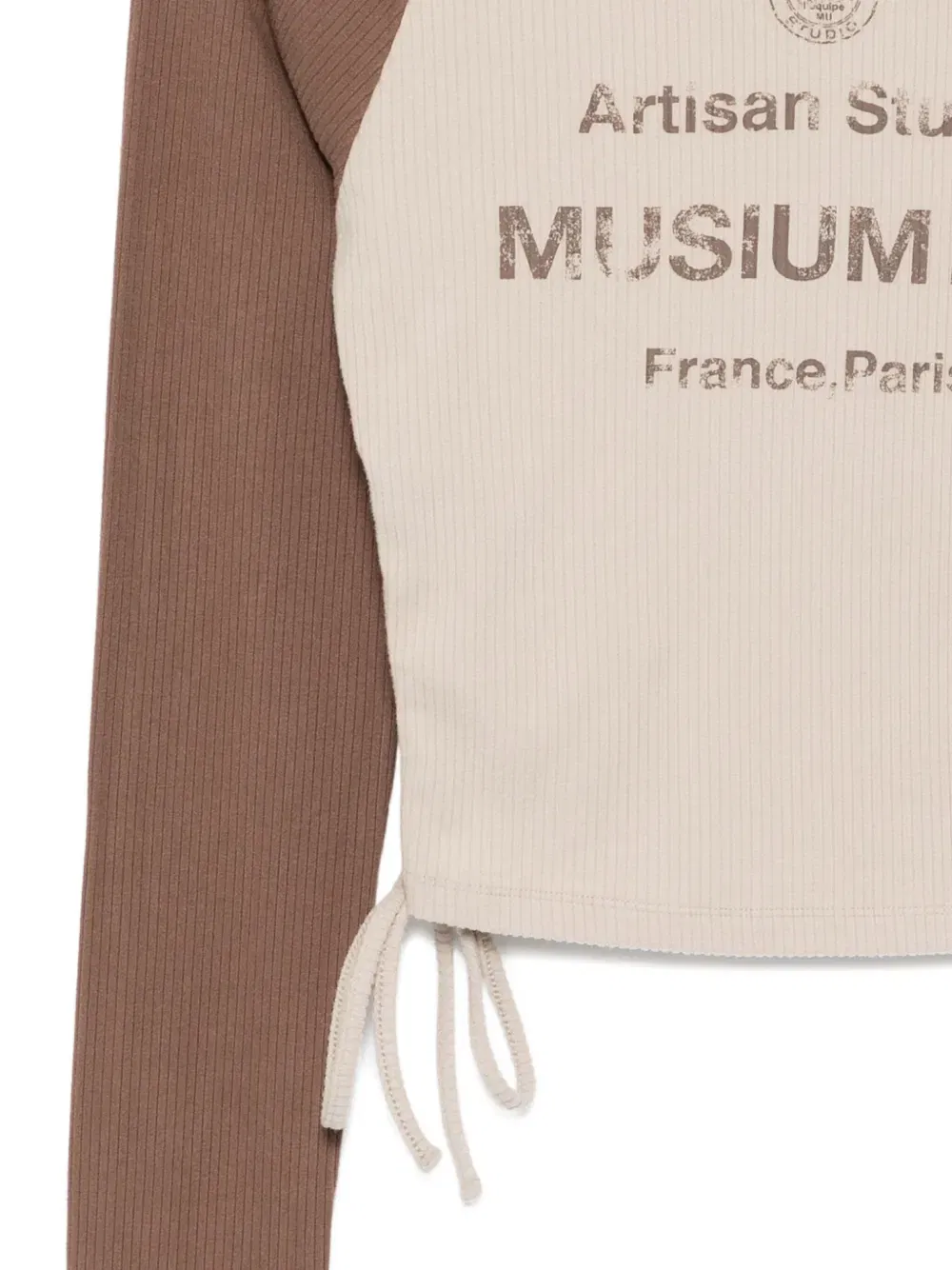 logo-print collar-embellished T-Shirt