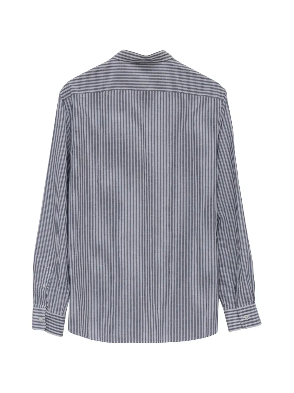 striped linen button-down shirt