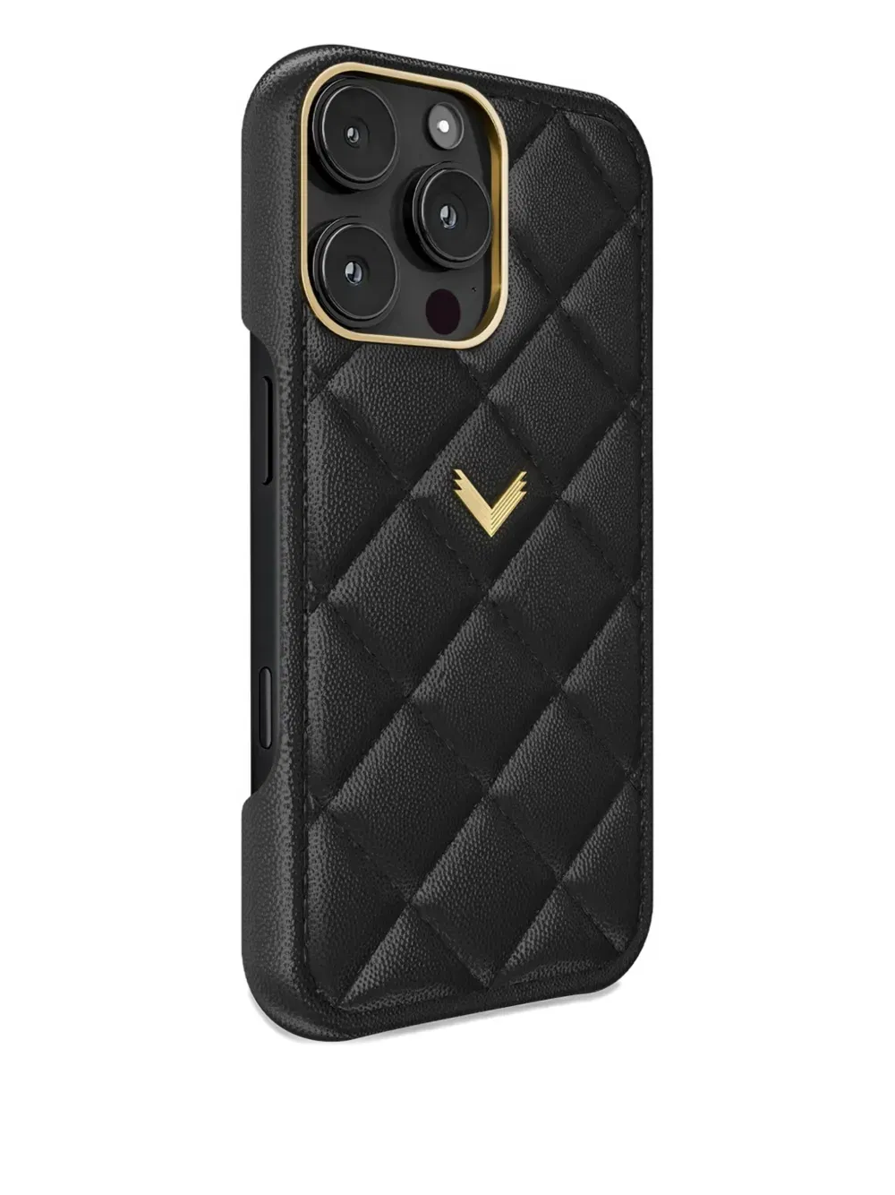 quilted leather iPhone 16 case