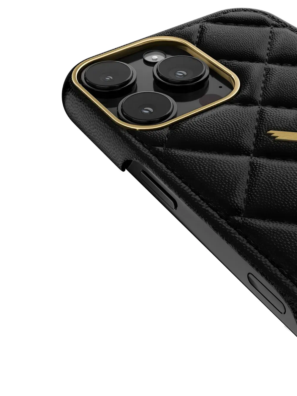quilted leather iPhone 16 case