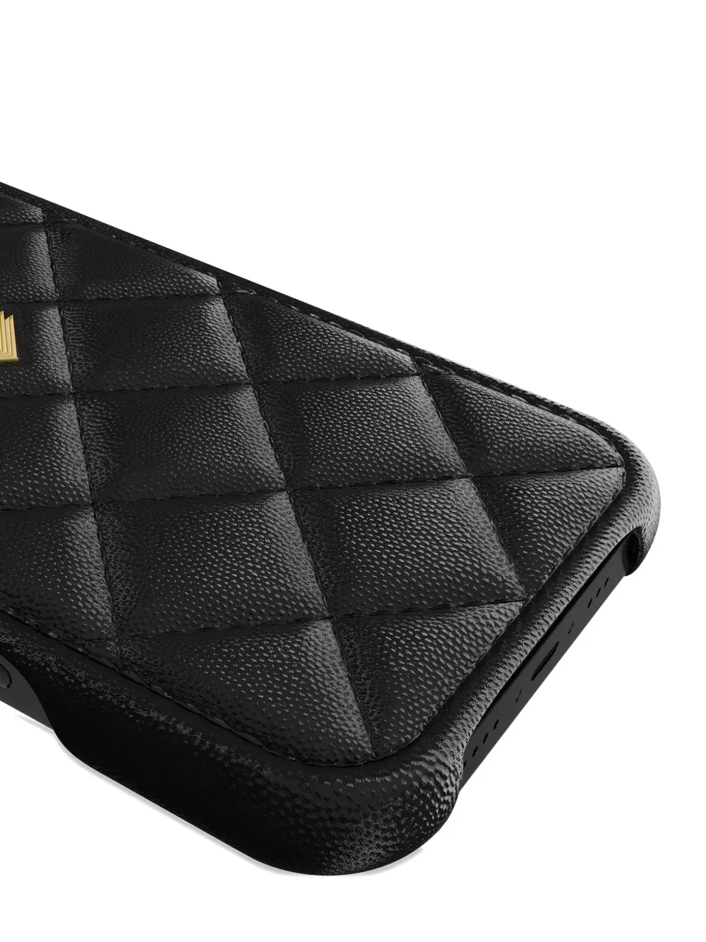 quilted leather iPhone 16 case