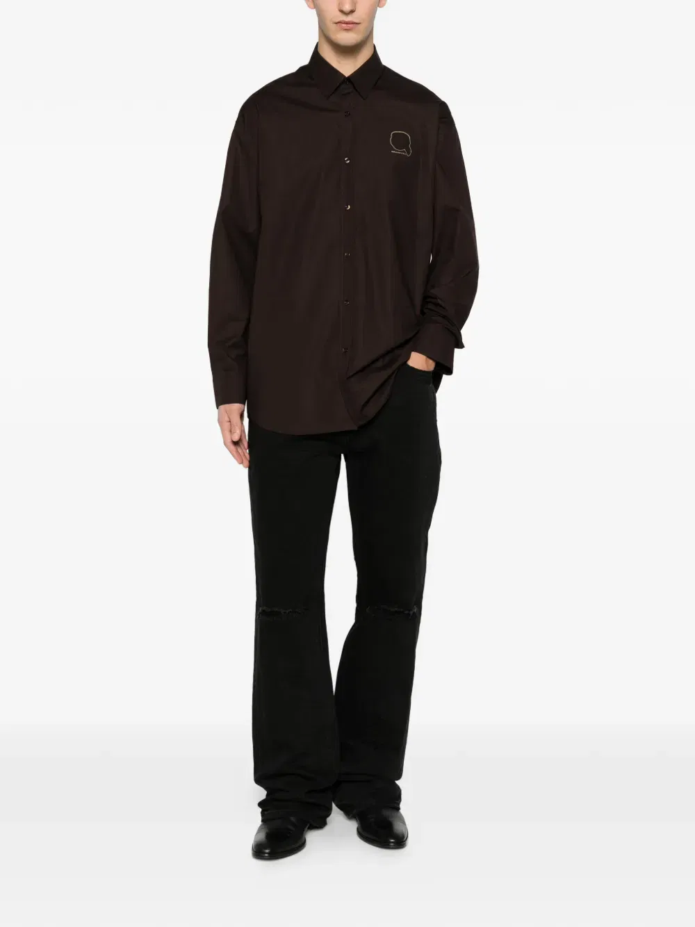 logo-detail shirt