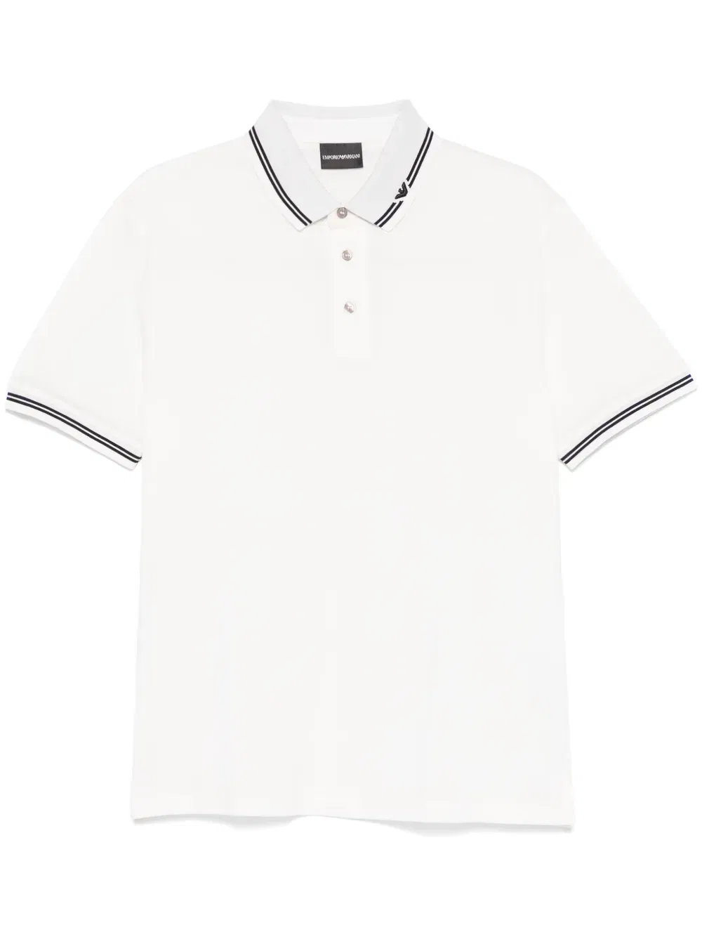 logo-detailed polo shirt