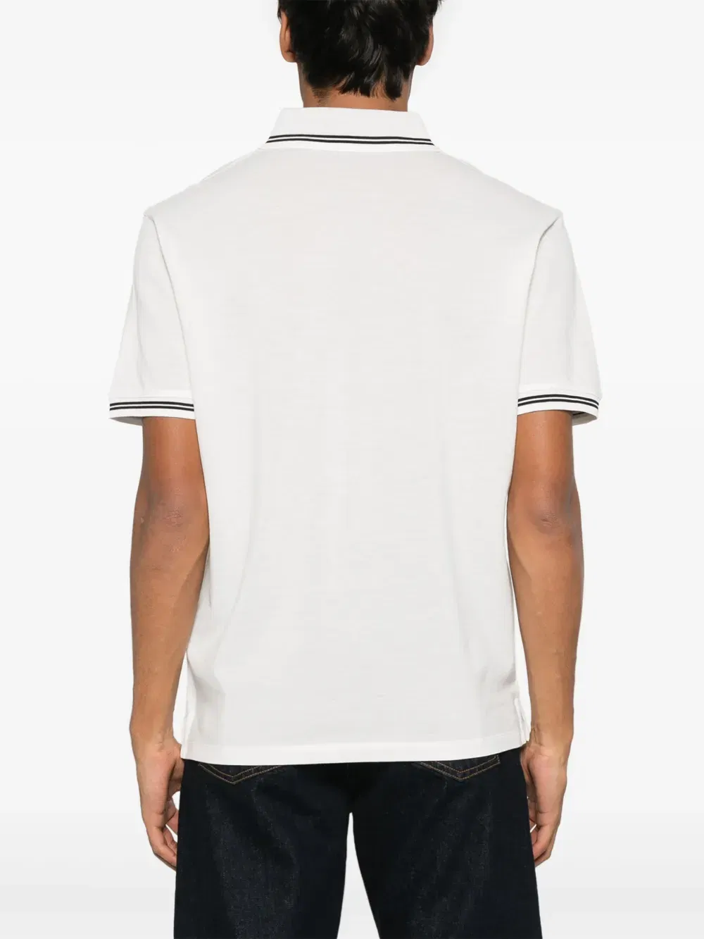 logo-detailed polo shirt