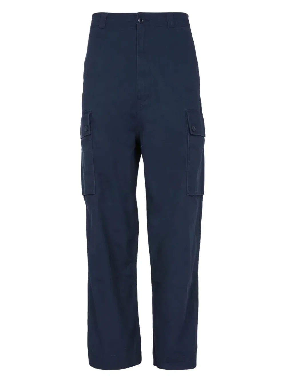 cargo straight-leg trousers