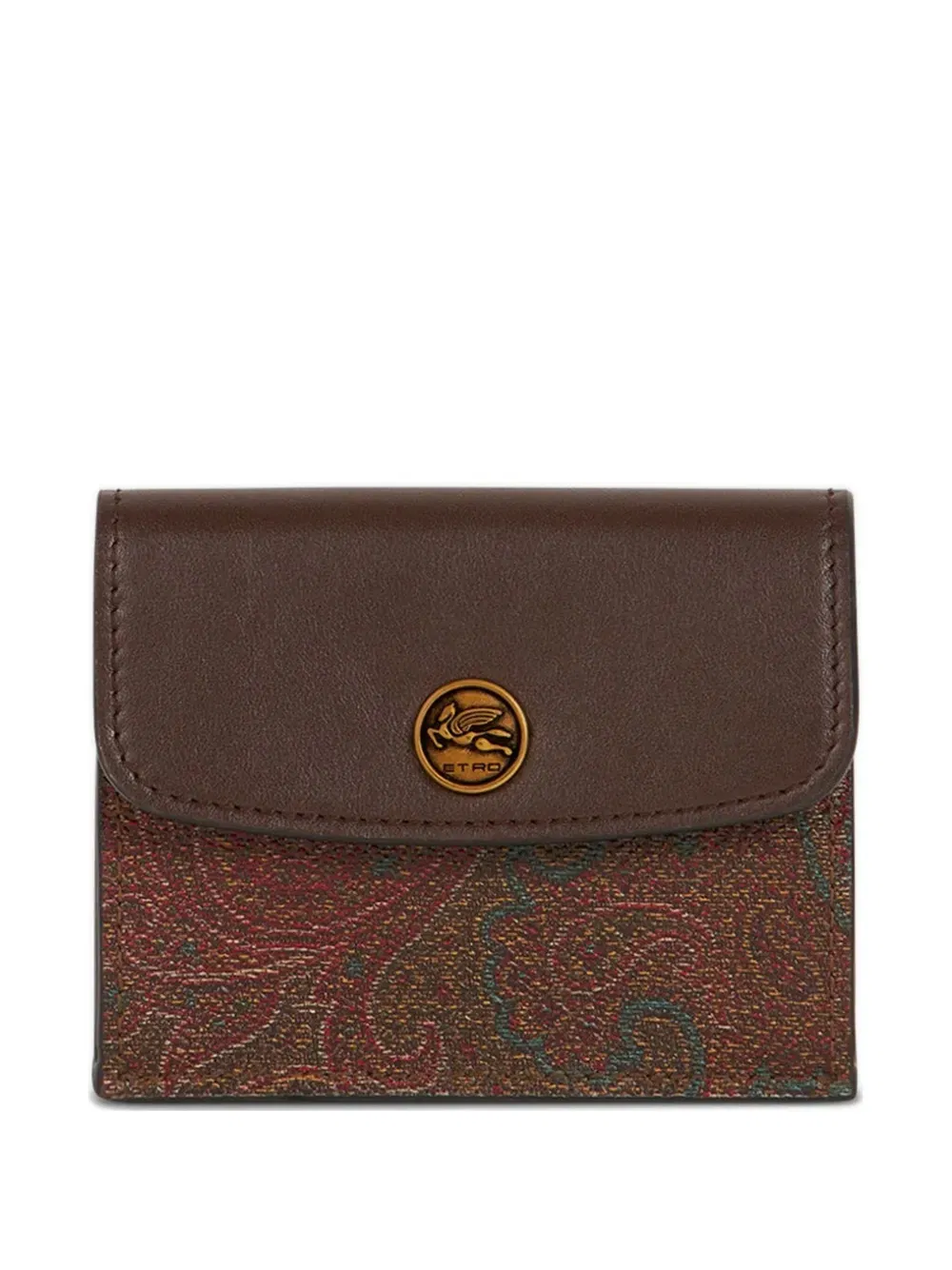 paisley flap cardholder