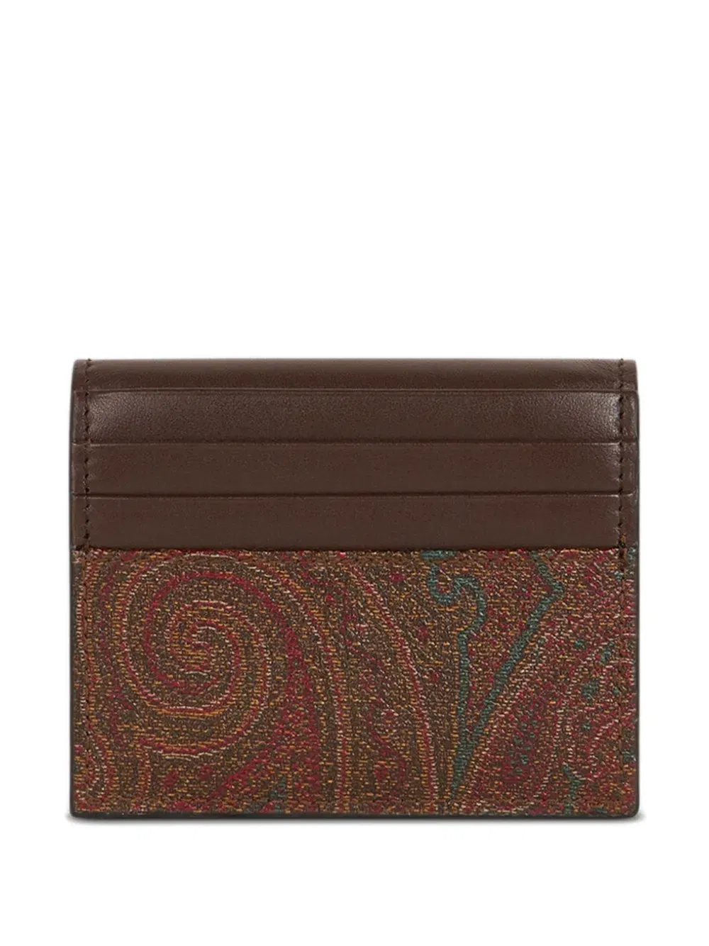 paisley flap cardholder