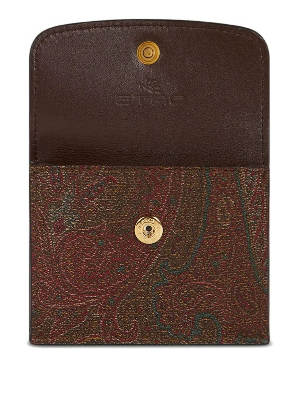 paisley flap cardholder