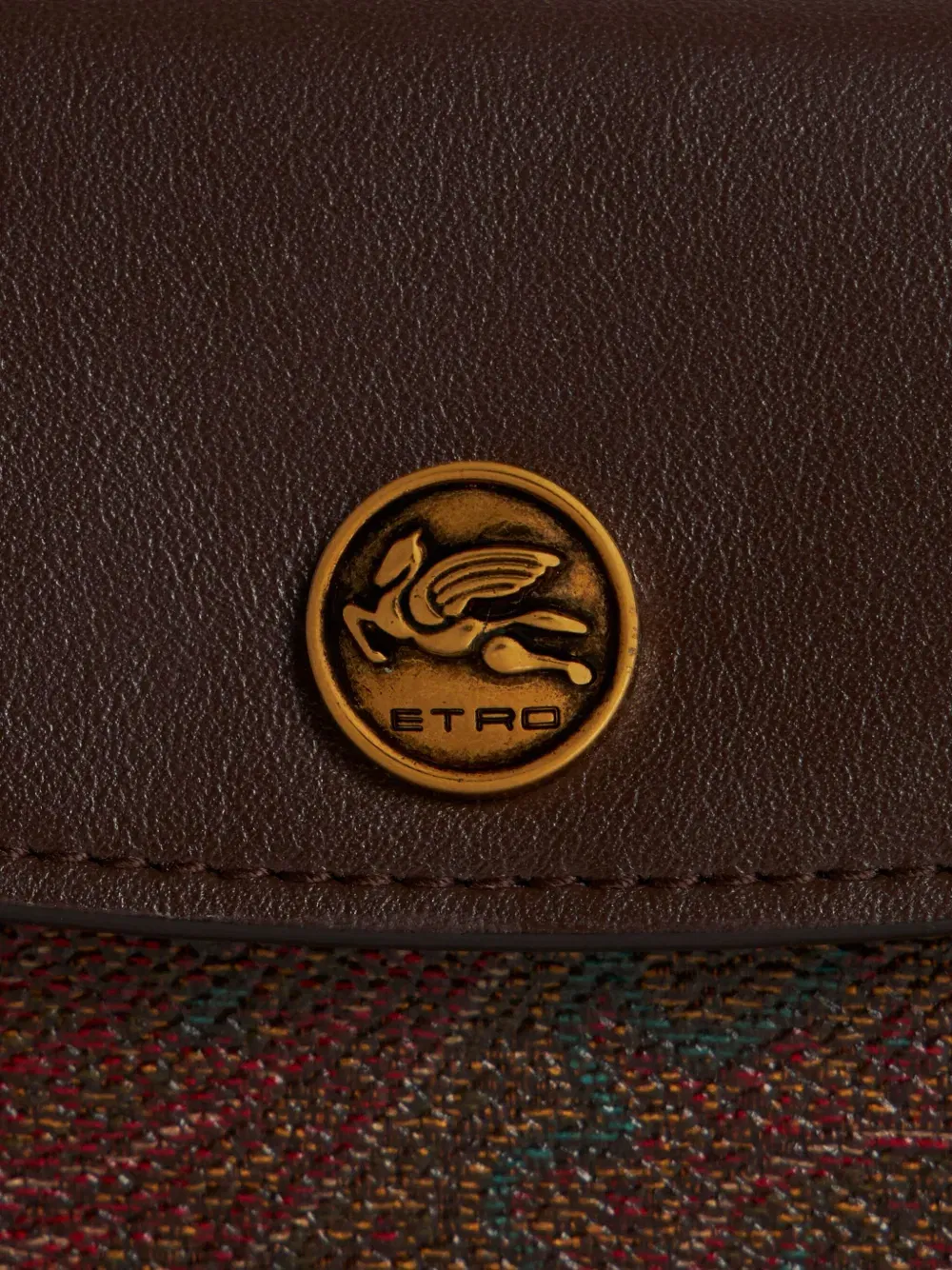 paisley flap cardholder