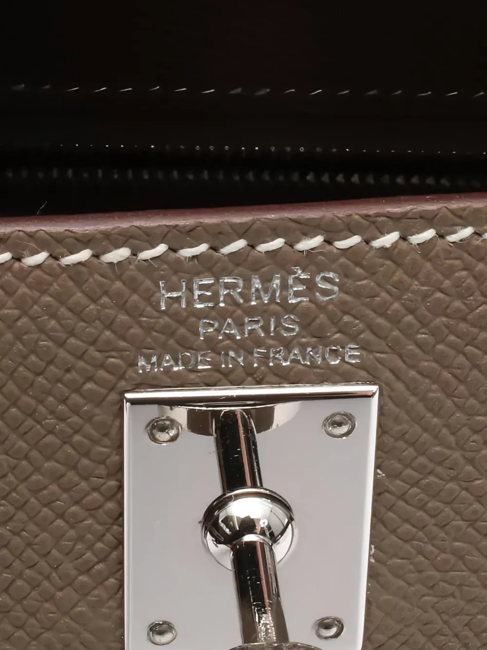 2025 Kelly leather handbag