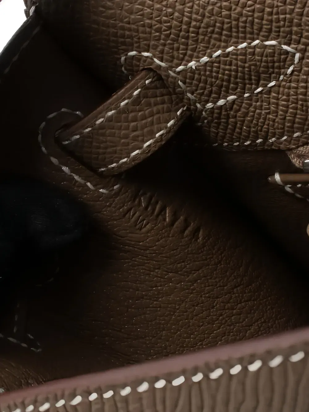 2025 Kelly leather handbag
