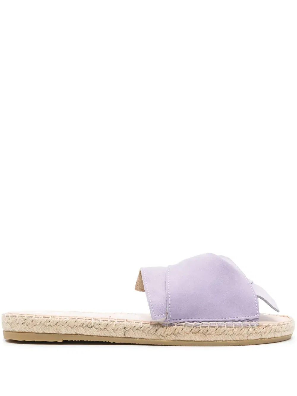 suede twisted espadrilles