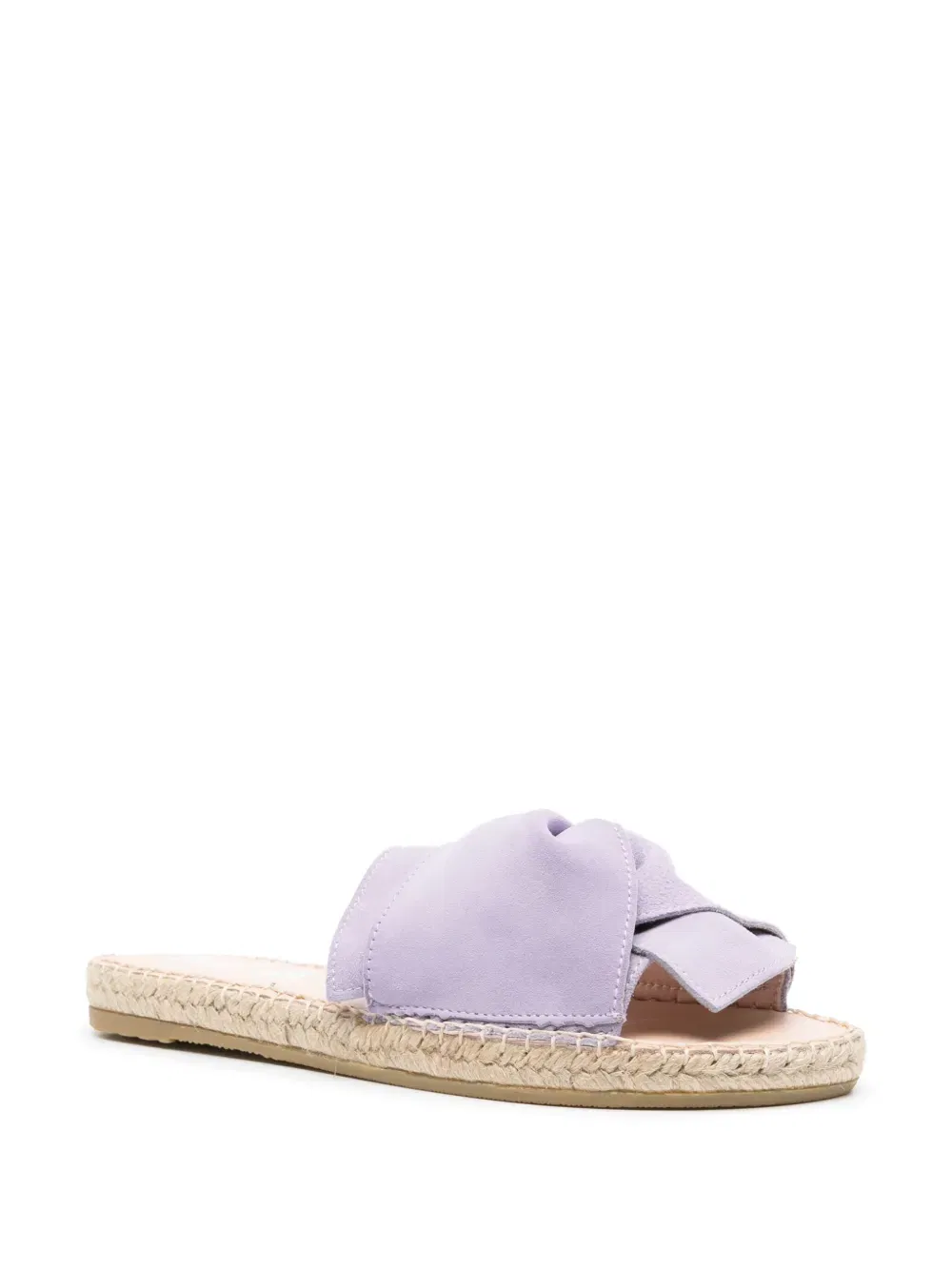 suede twisted espadrilles