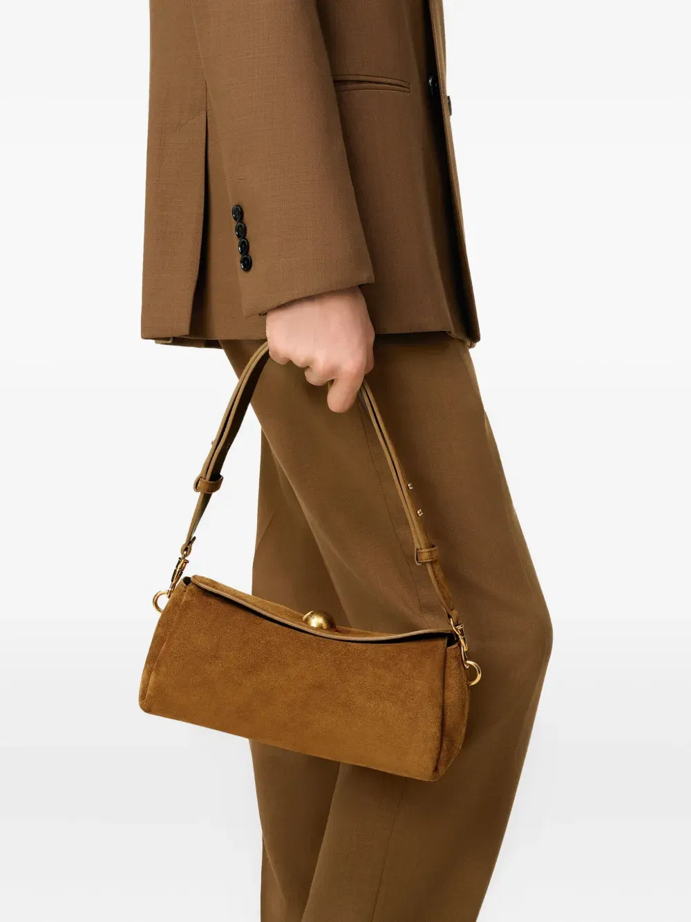 Carrousel suede bag