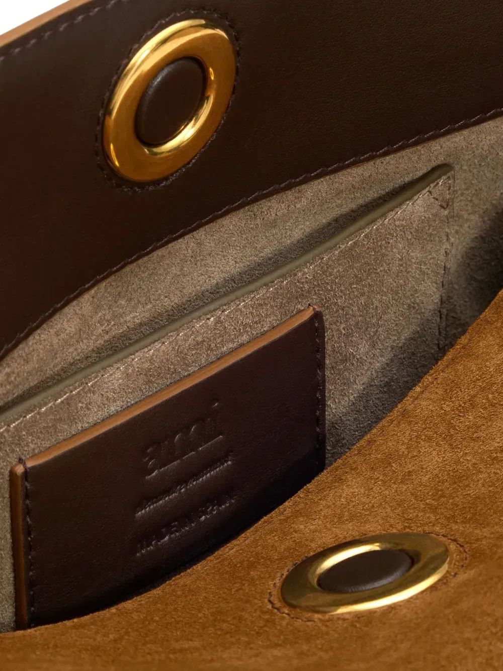 Carrousel suede bag