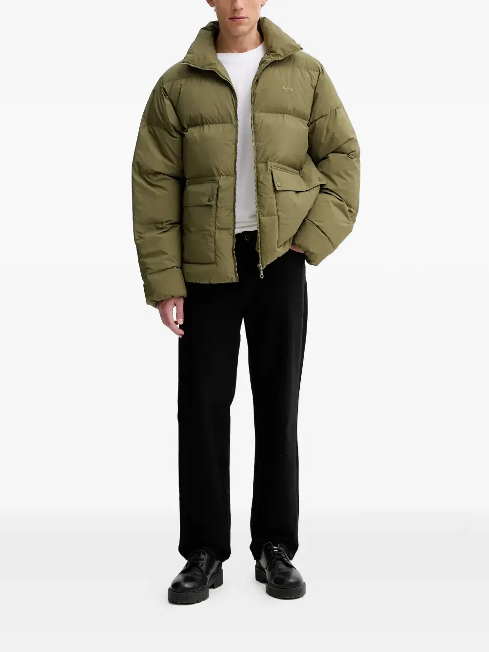 padded high-neck jacket
