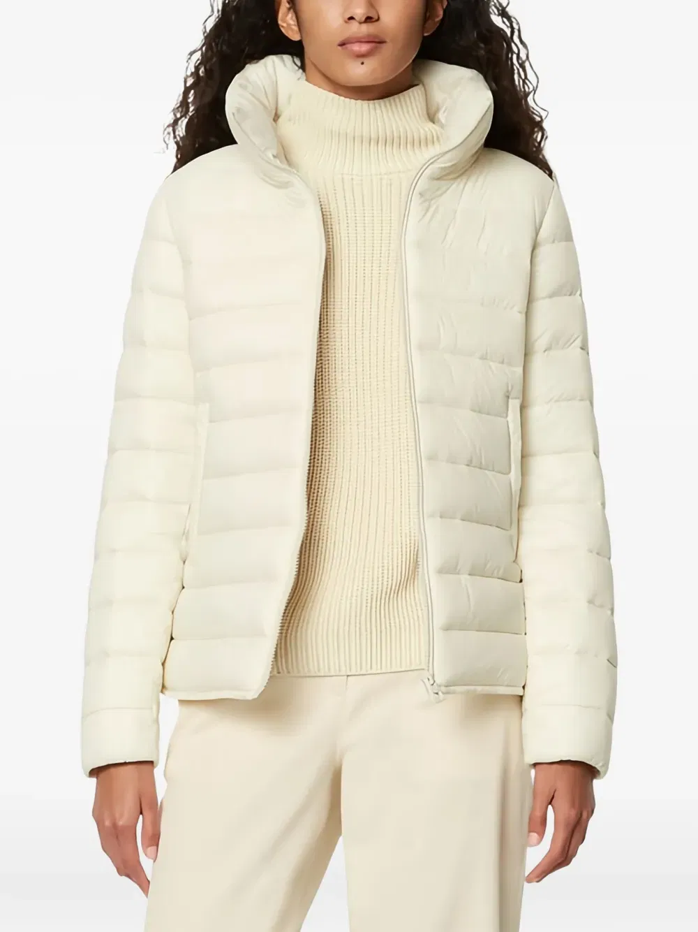 padded high-neck jacket