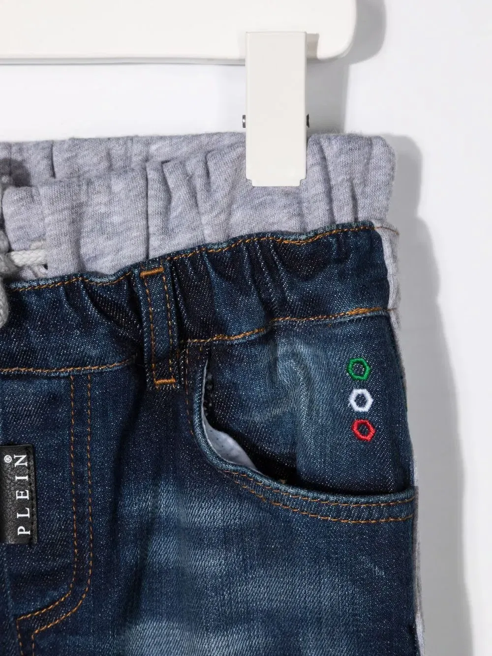 drawstring-waist jeans