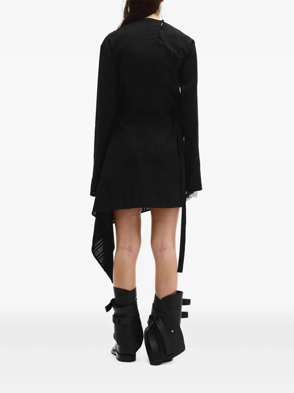 Halvi draped shirt dress