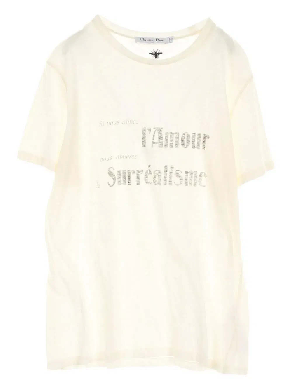 2010s bee-motif crew-neck T-Shirt