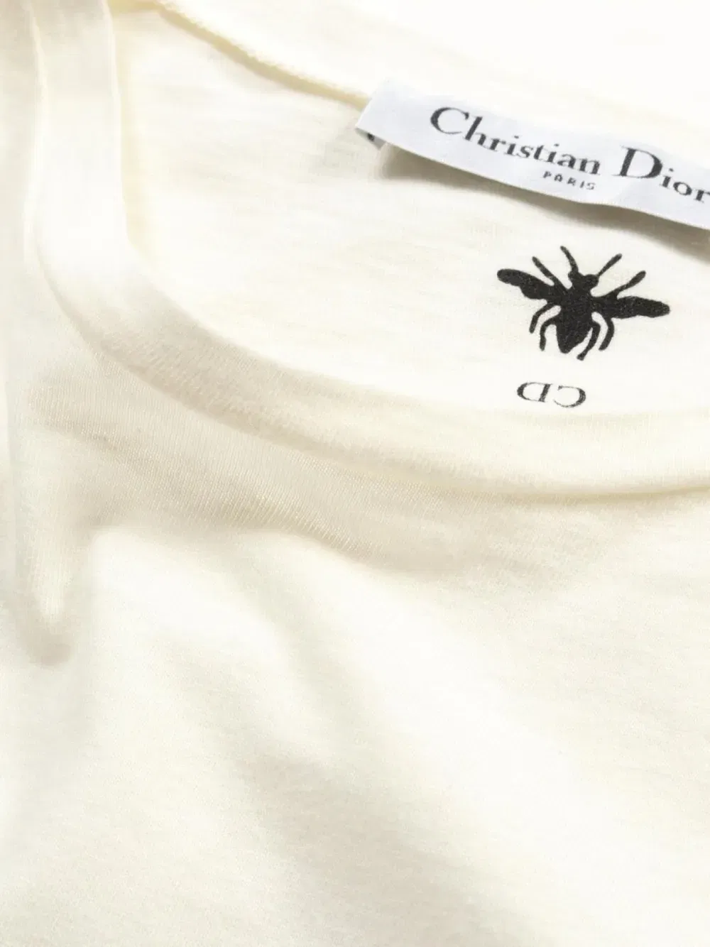 2010s bee-motif crew-neck T-Shirt