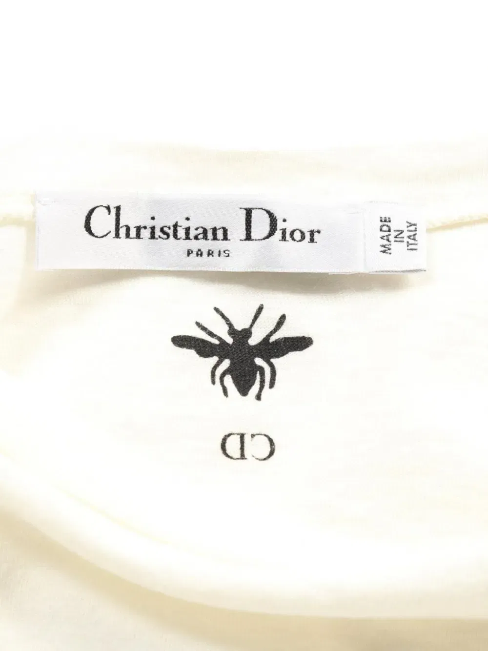 2010s bee-motif crew-neck T-Shirt