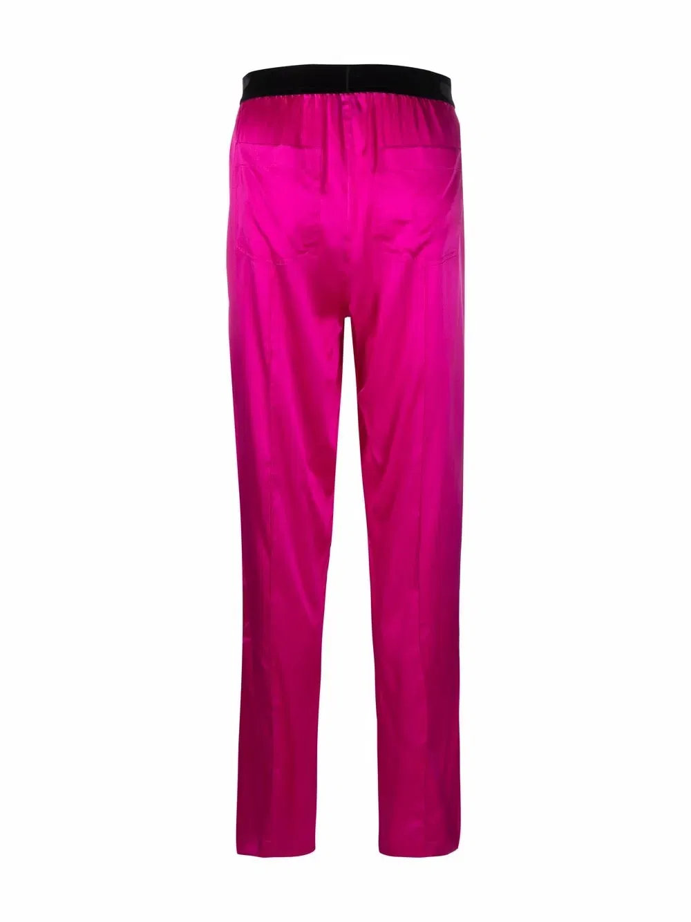 logo-waist slip-on trousers