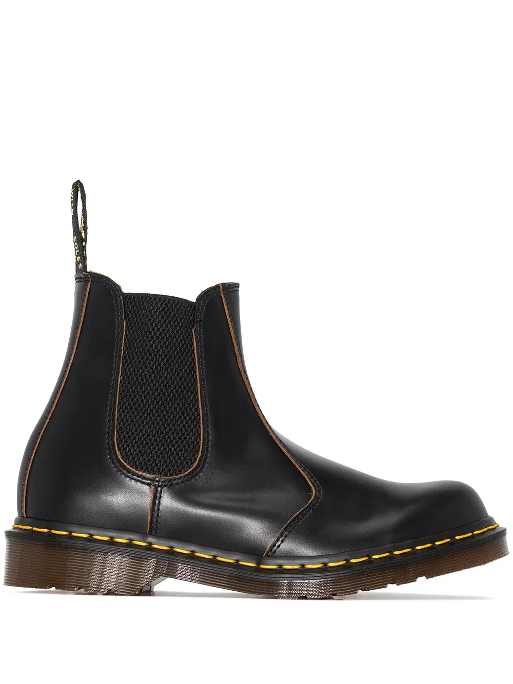 Vintage round-toe leather boots