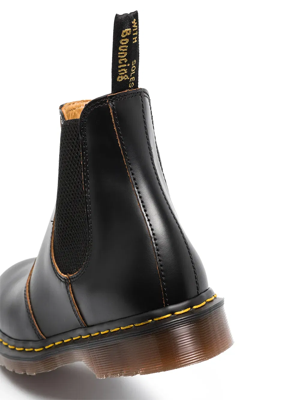 Vintage round-toe leather boots