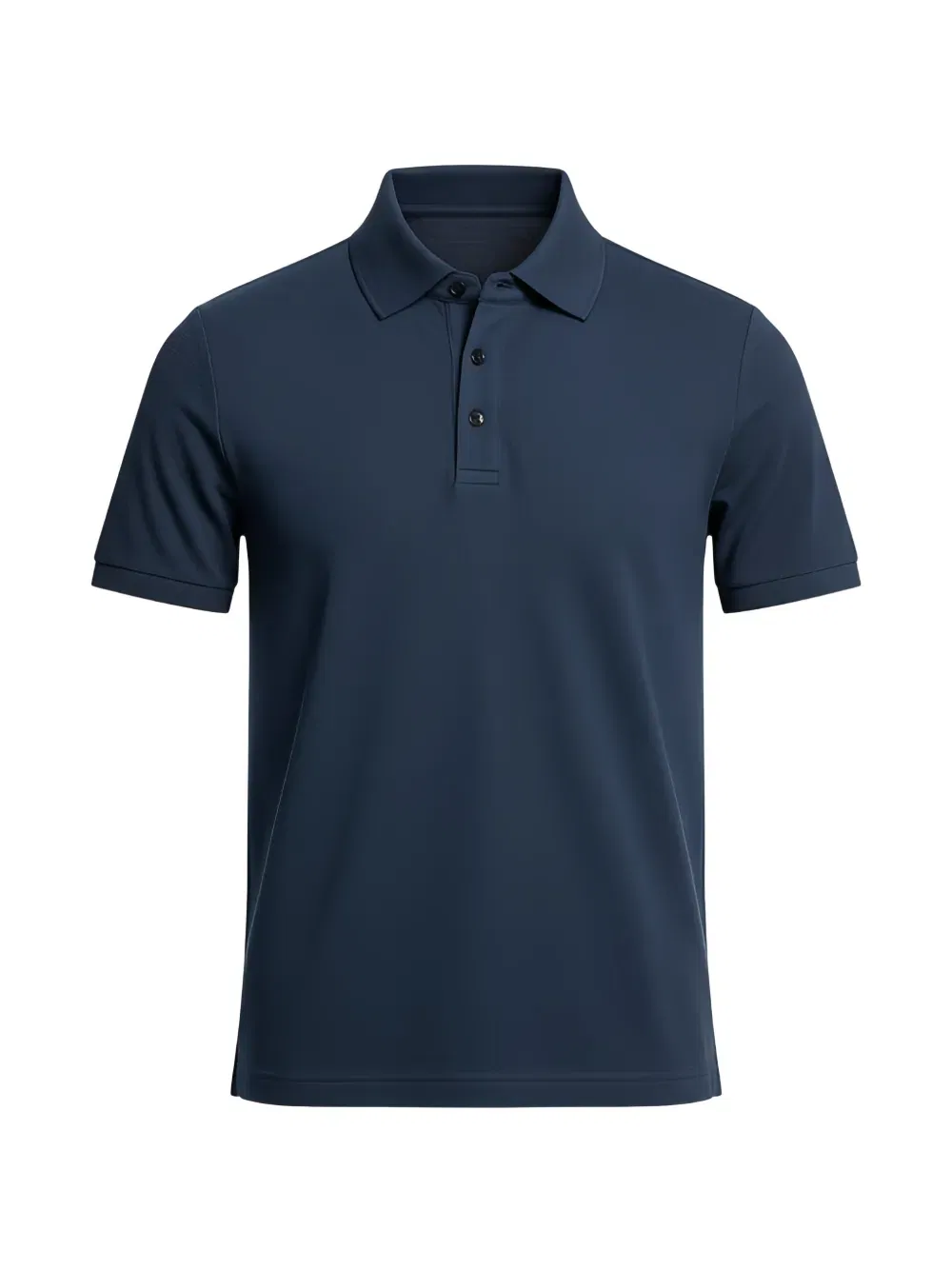 bubble-knit polo shirt