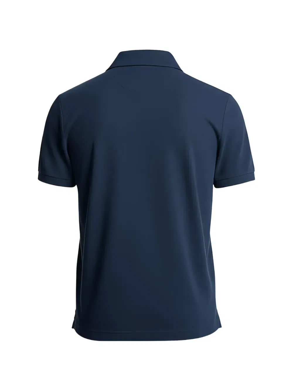 bubble-knit polo shirt