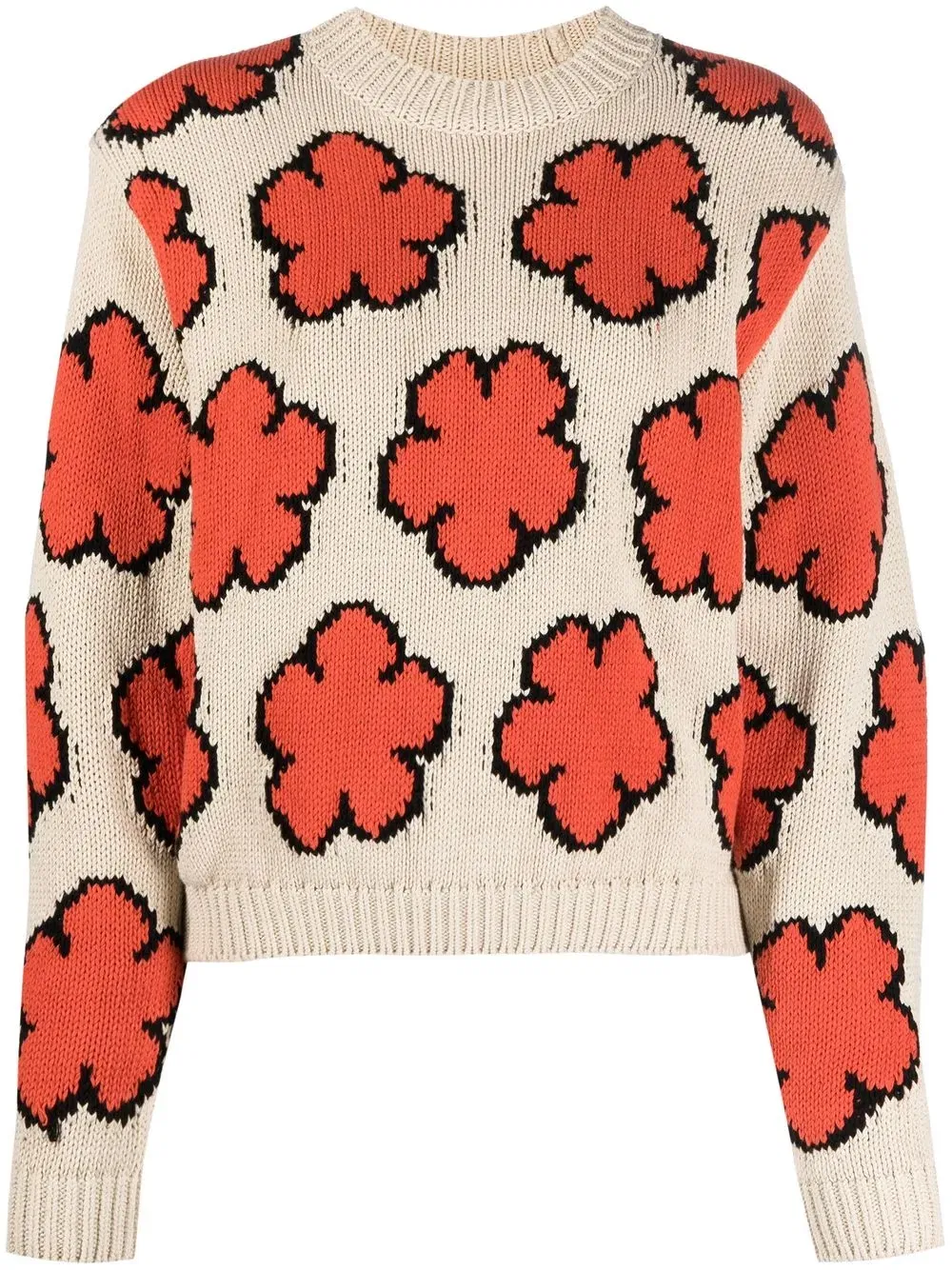 Boke Flower intarsia-knit jumper