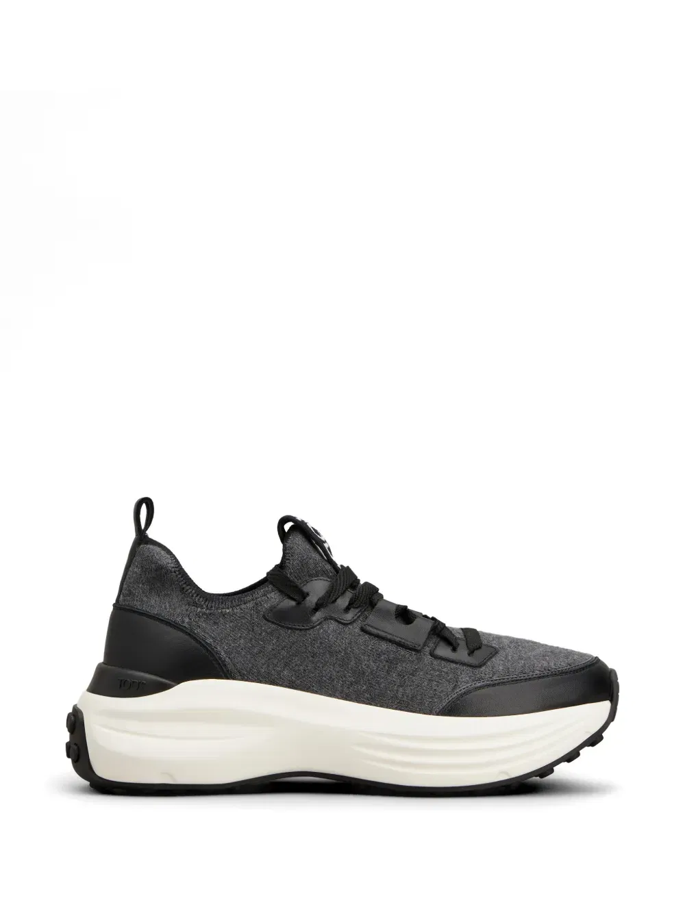 lace-up fastening panelled sneakers