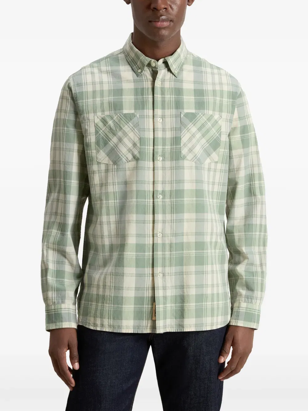 Madras-checked shirt