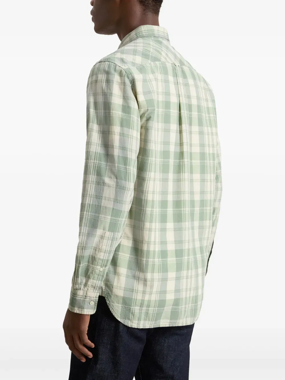 Madras-checked shirt