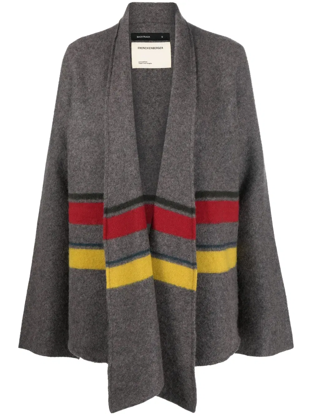 stripe-print cashmere cardigan