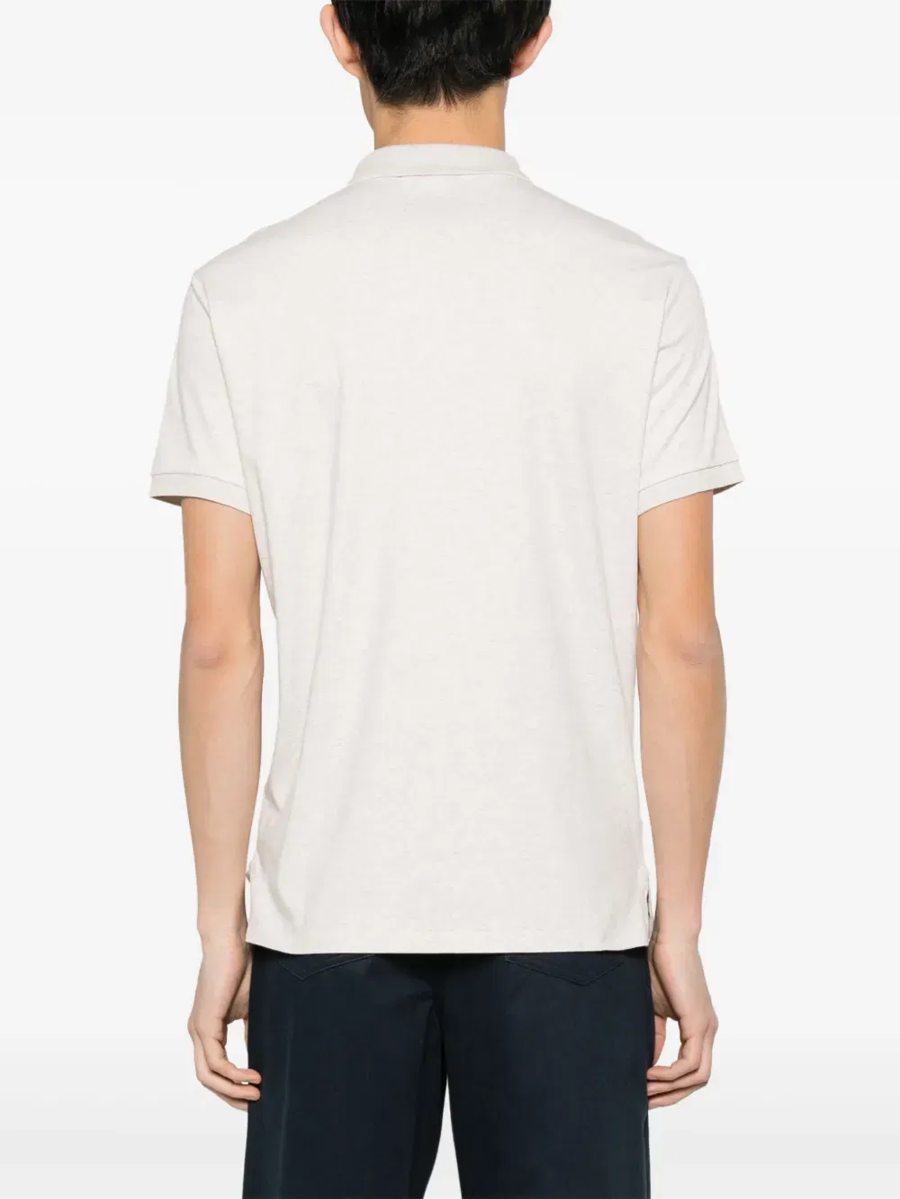 Polo Pony-embroidered cotton polo shirt
