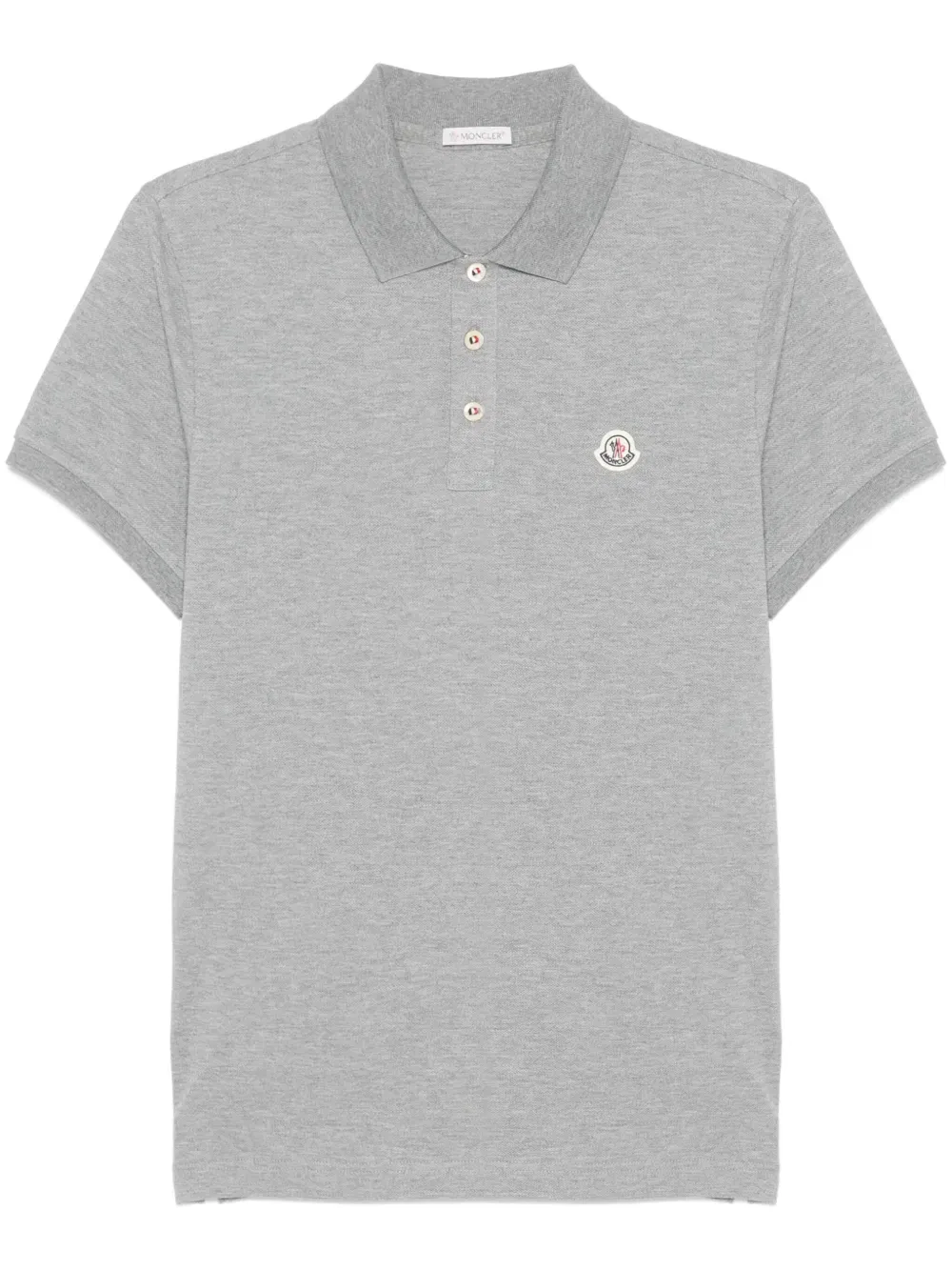 logo-patch cotton polo shirt