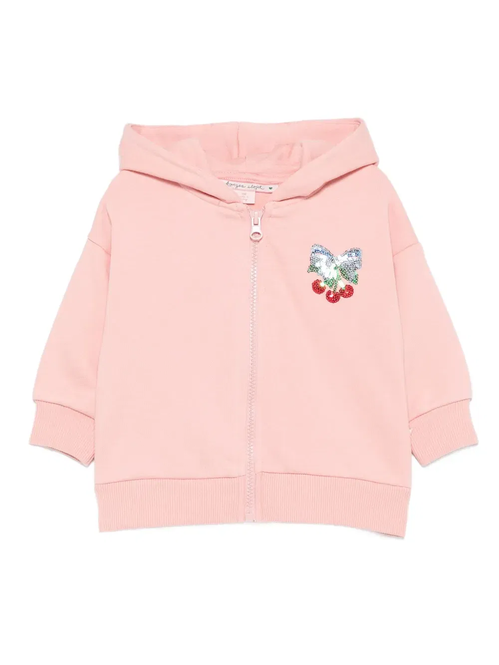 sequin-embellished zipped Hoodie