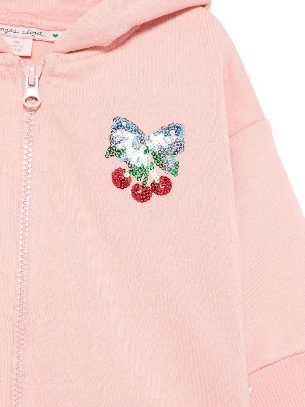 sequin-embellished zipped Hoodie