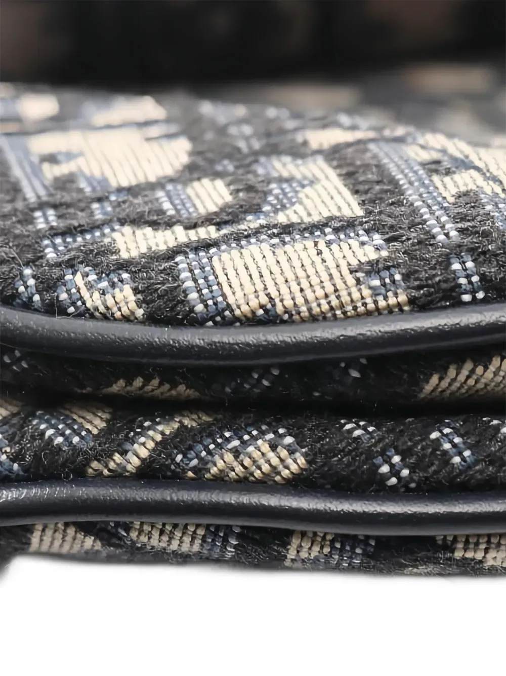 2010s mini Oblique jacquard Saddle shoulder bag