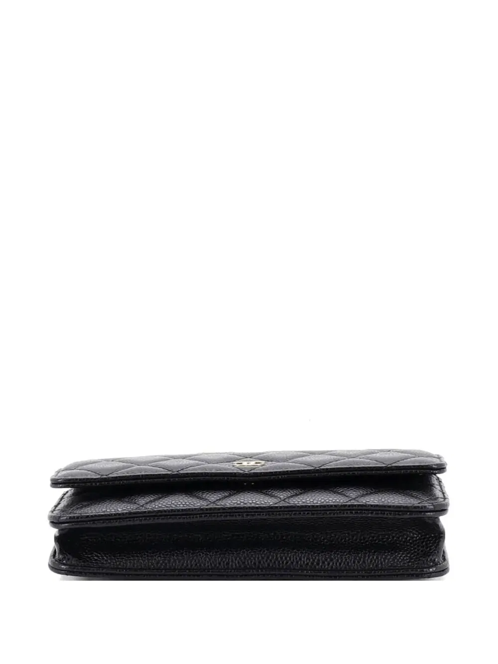 Wallet on Chain Quilted Caviar crossbody bag